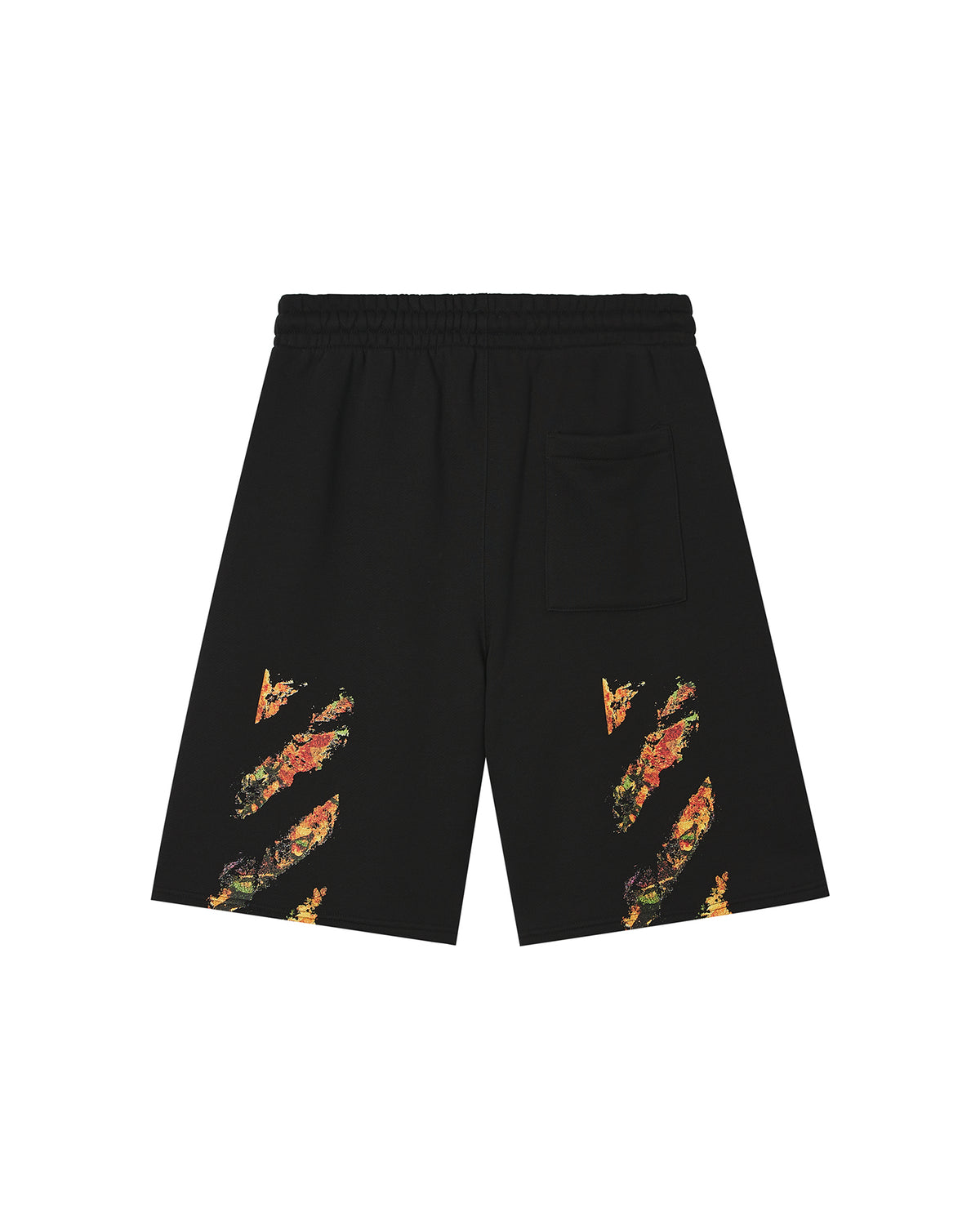 Double waistband sweat shorts