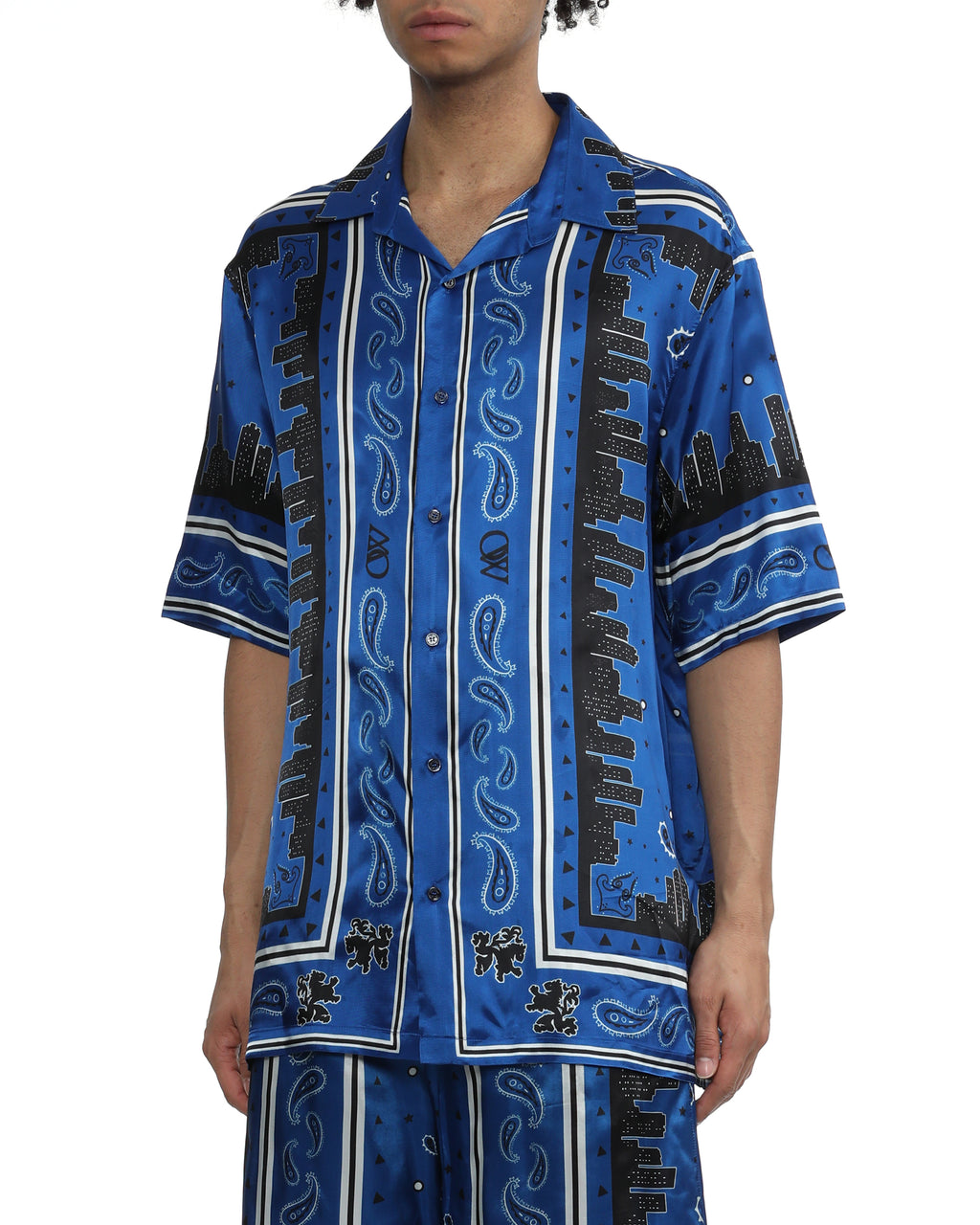 Bandana bowling shirt