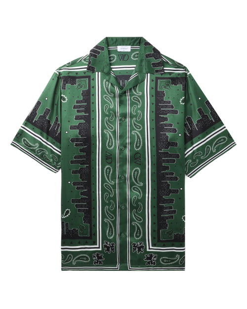 Bandana bowling shirt