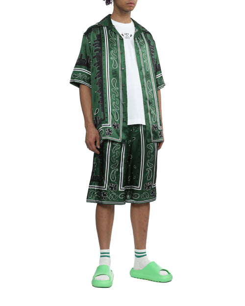 Bandana bowling shirt