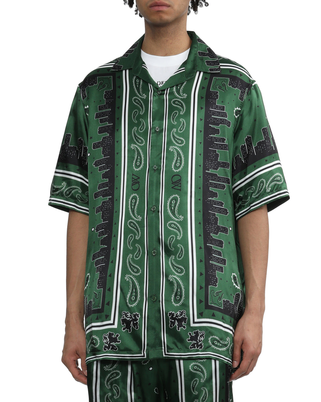 Bandana bowling shirt