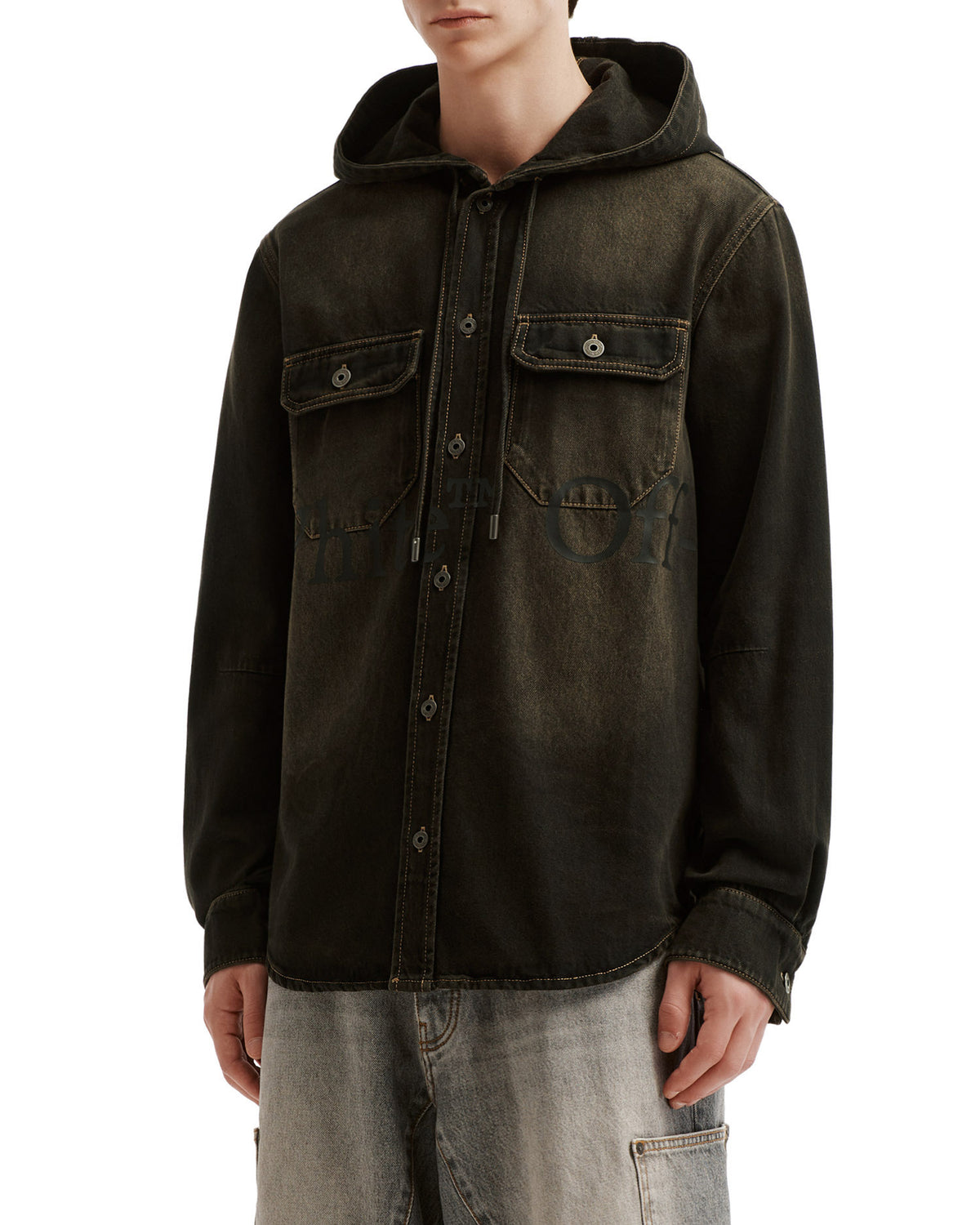 Hooded shirt