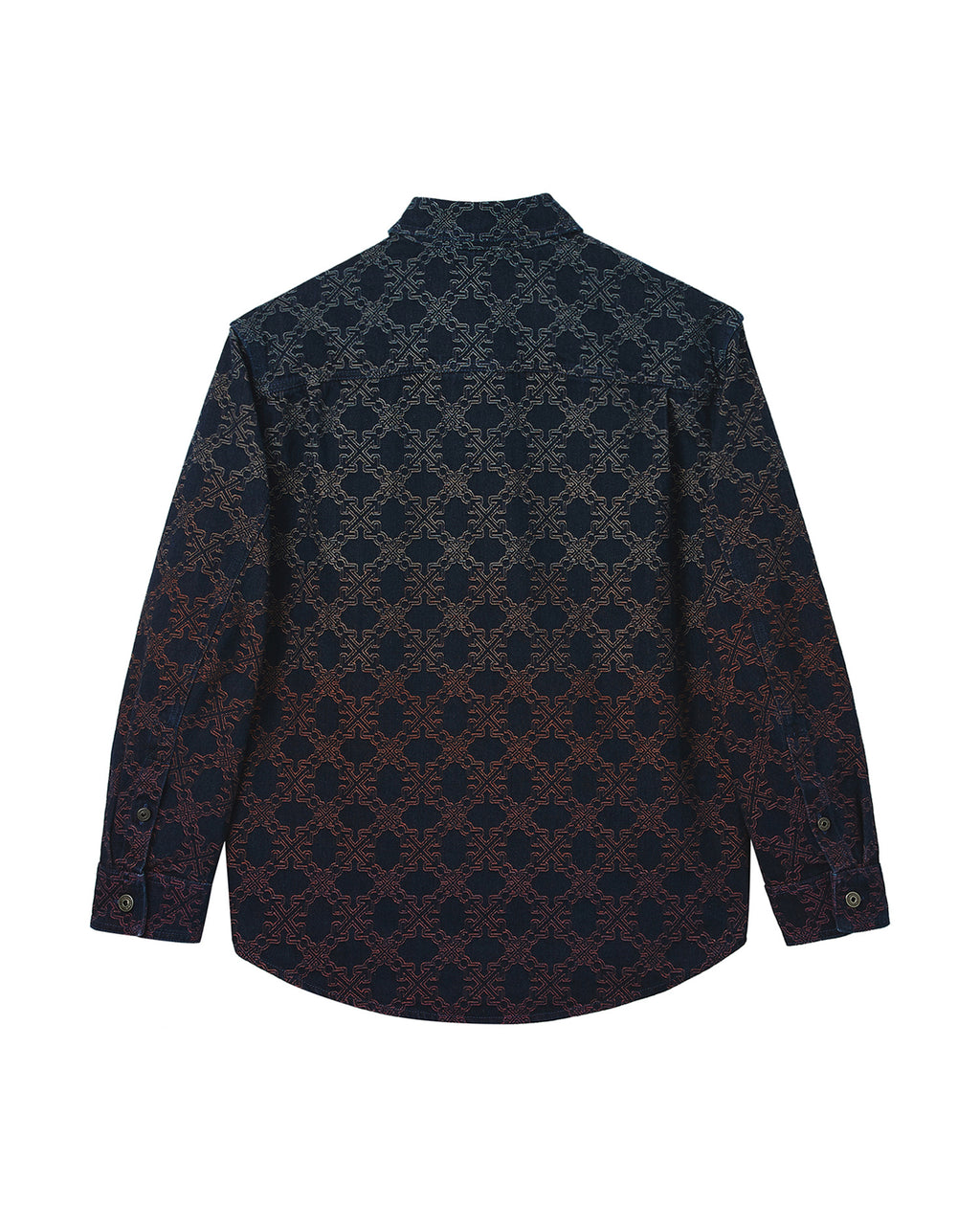 Patterned long sleeve shirt