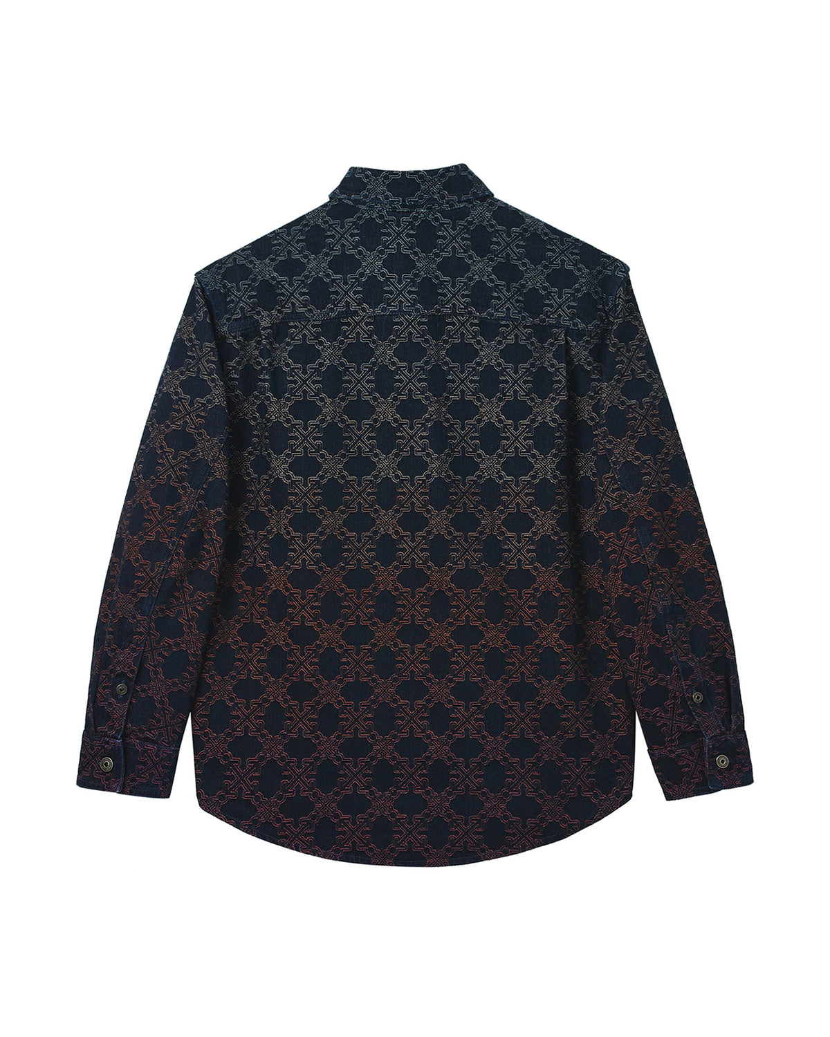 Patterned long sleeve shirt