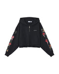 Floral hoodie