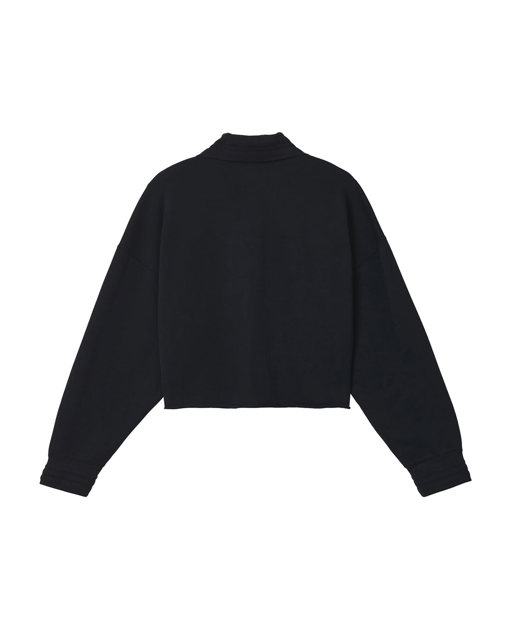 Polo-style sweatshirt