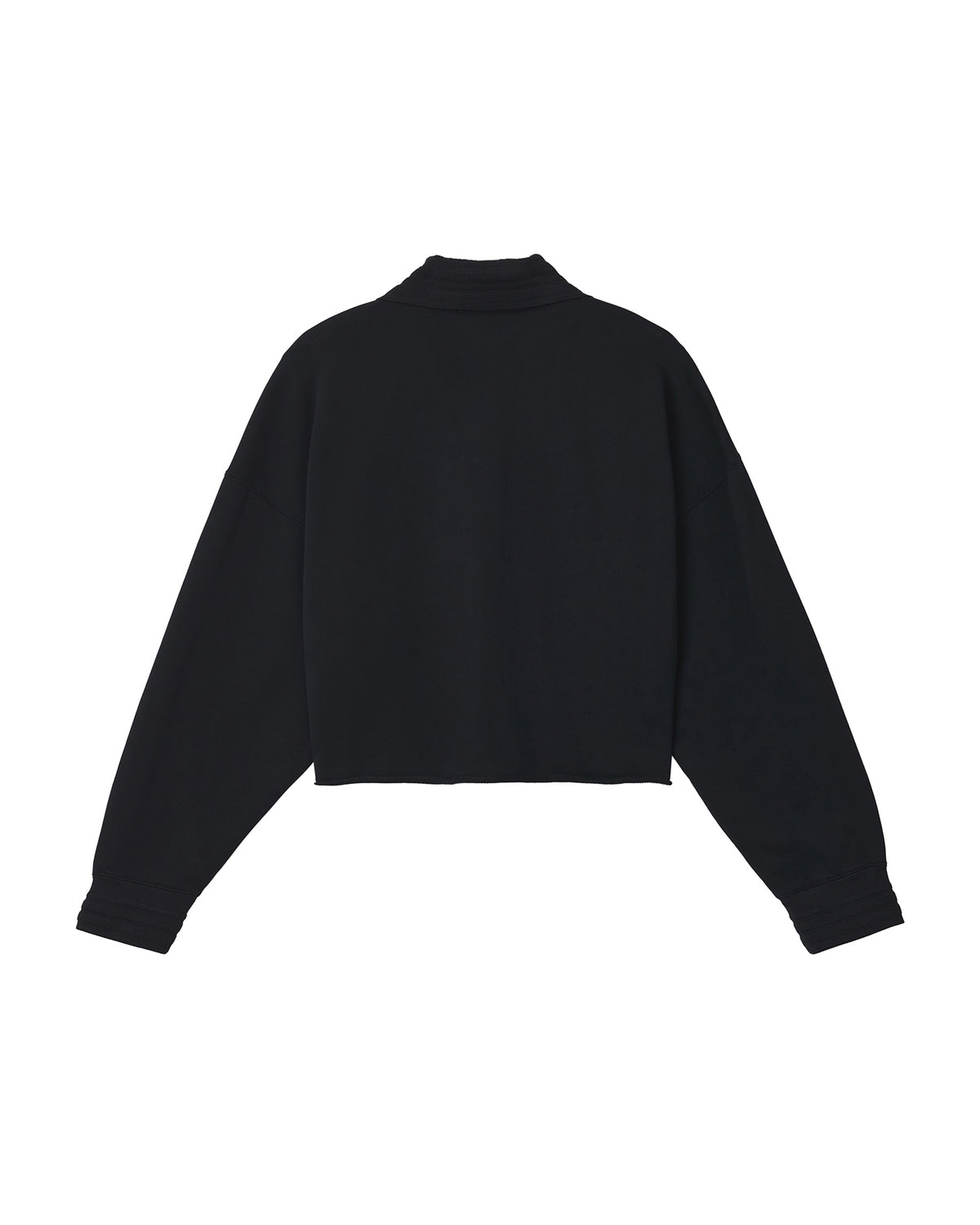 Polo-style sweatshirt