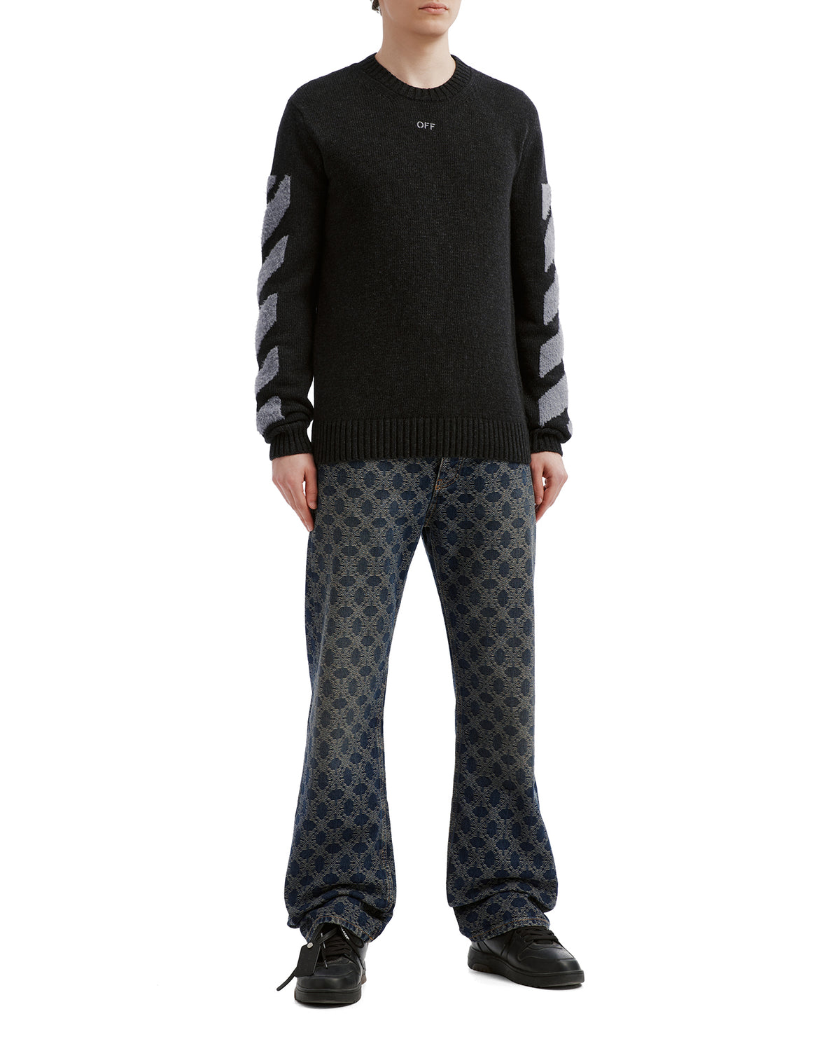 Diag sleeve sweatshirt
