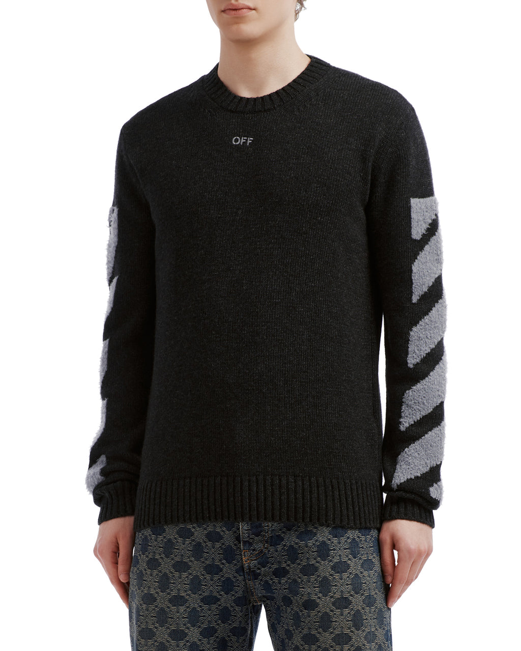 Diag sleeve sweatshirt