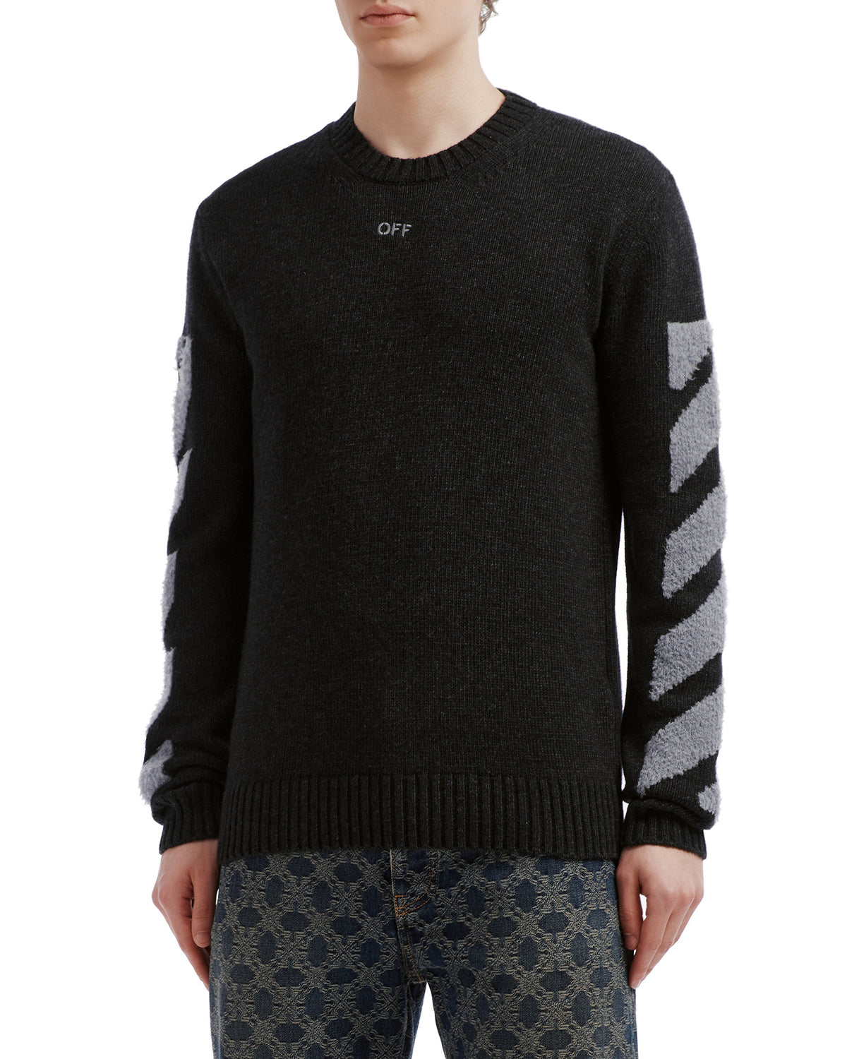 Diag sleeve sweatshirt