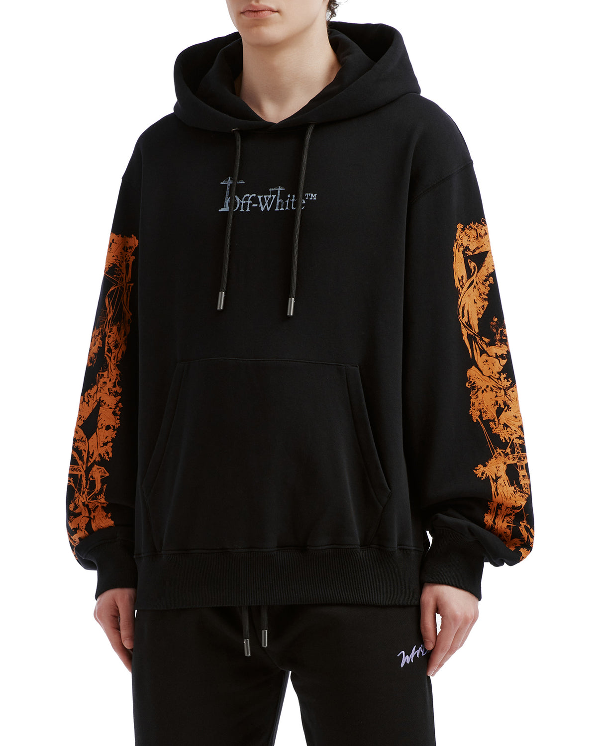 Graphic print hoodie