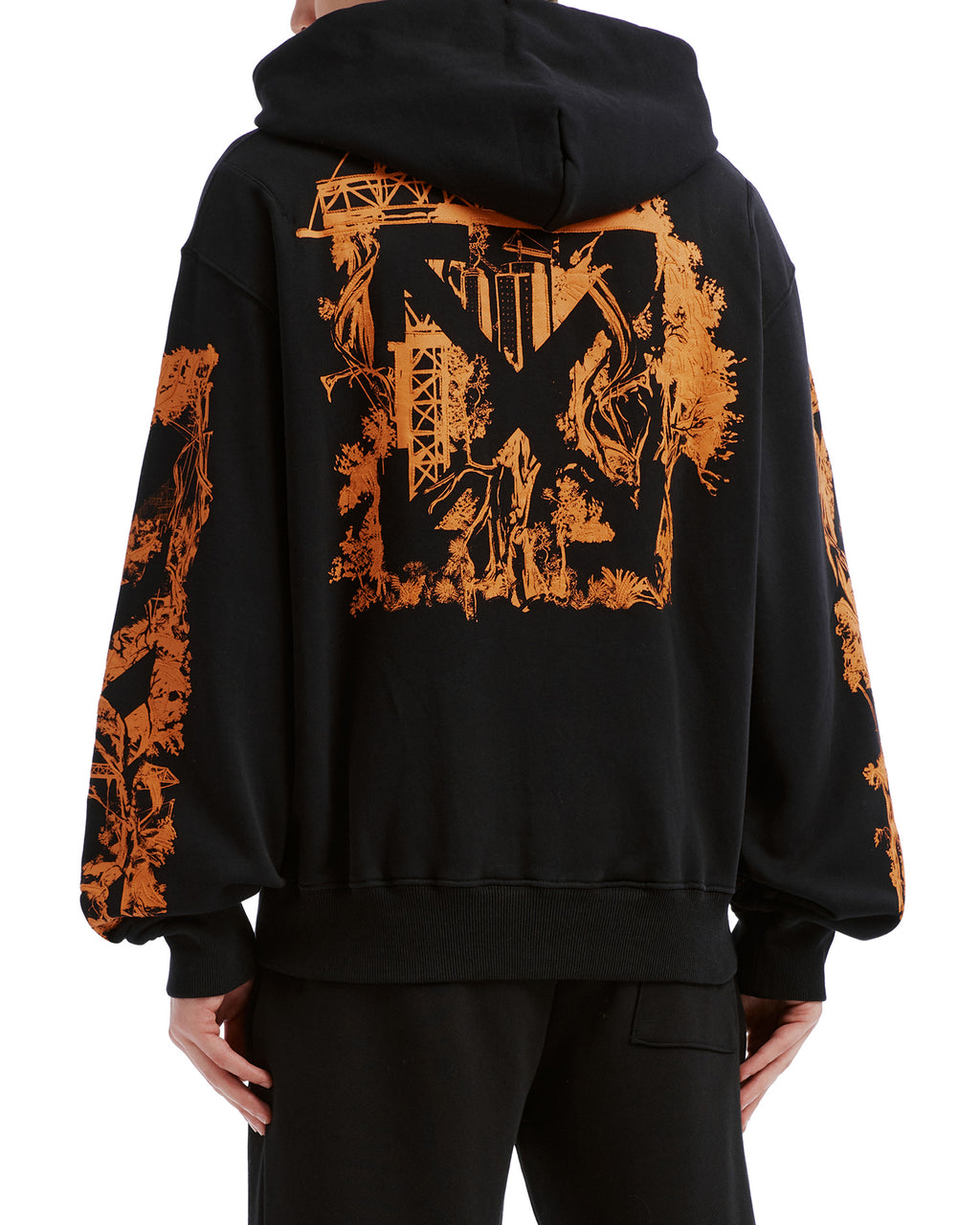 Graphic print hoodie