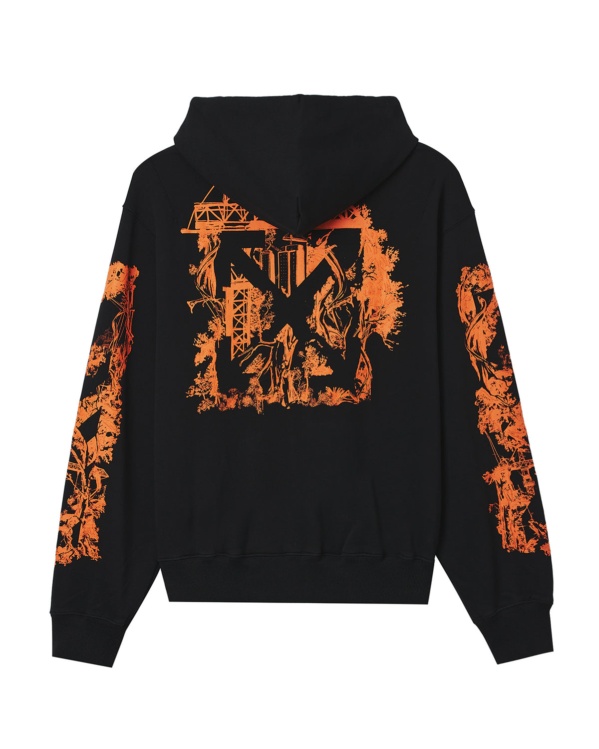 Graphic print hoodie