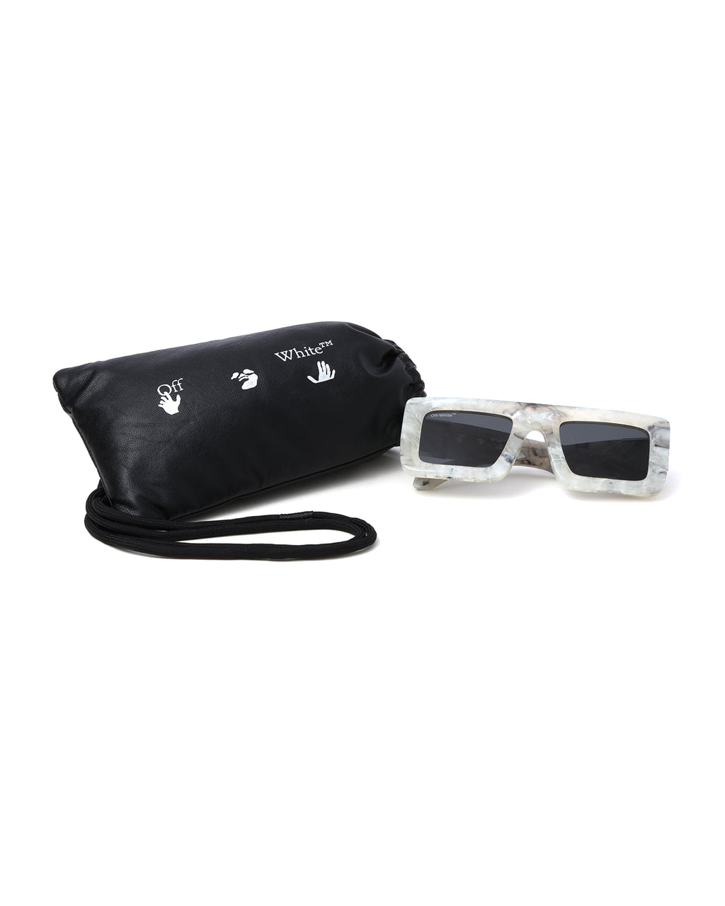 Arrows-motif tinted sunglasses