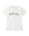 Floral print tee