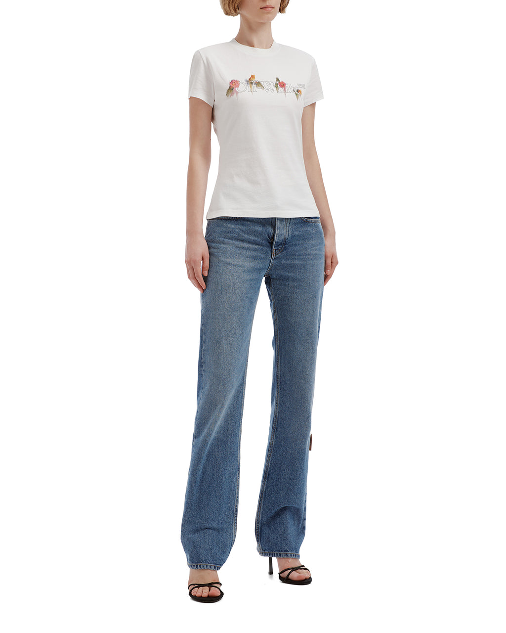 Floral print tee