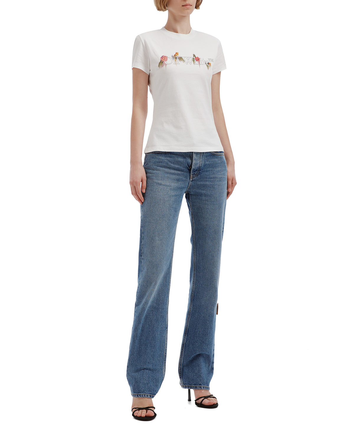 Floral print tee