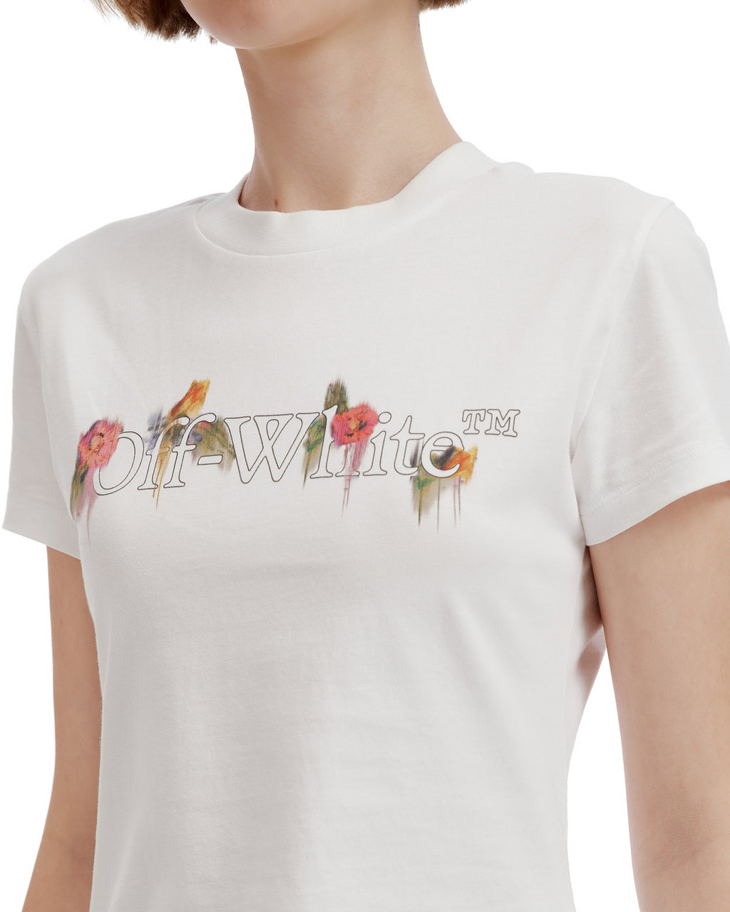 Floral print tee