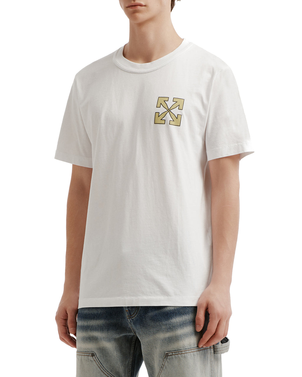 Graphic crew neck tee
