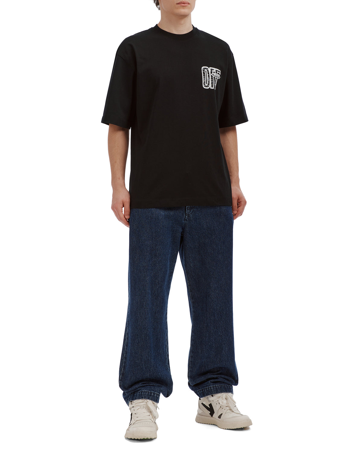Graphic crew neck tee