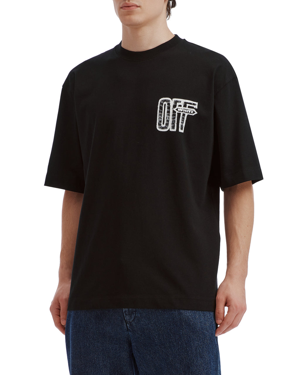 Graphic crew neck tee