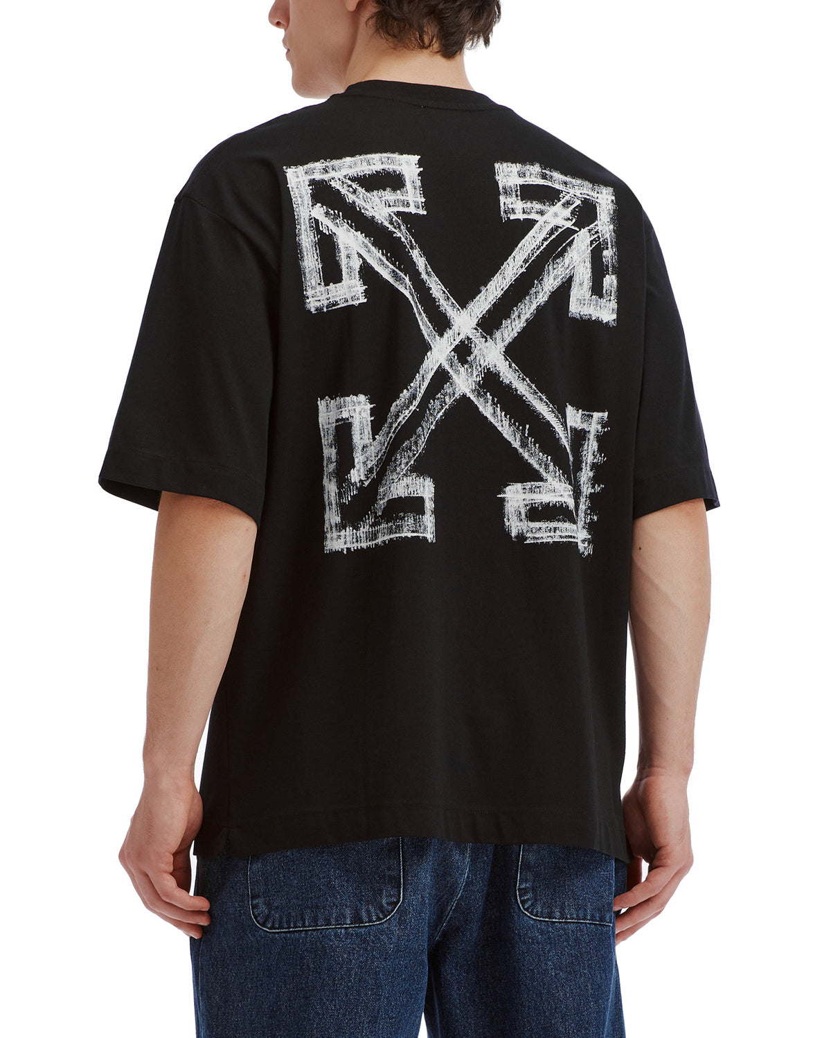 Graphic crew neck tee