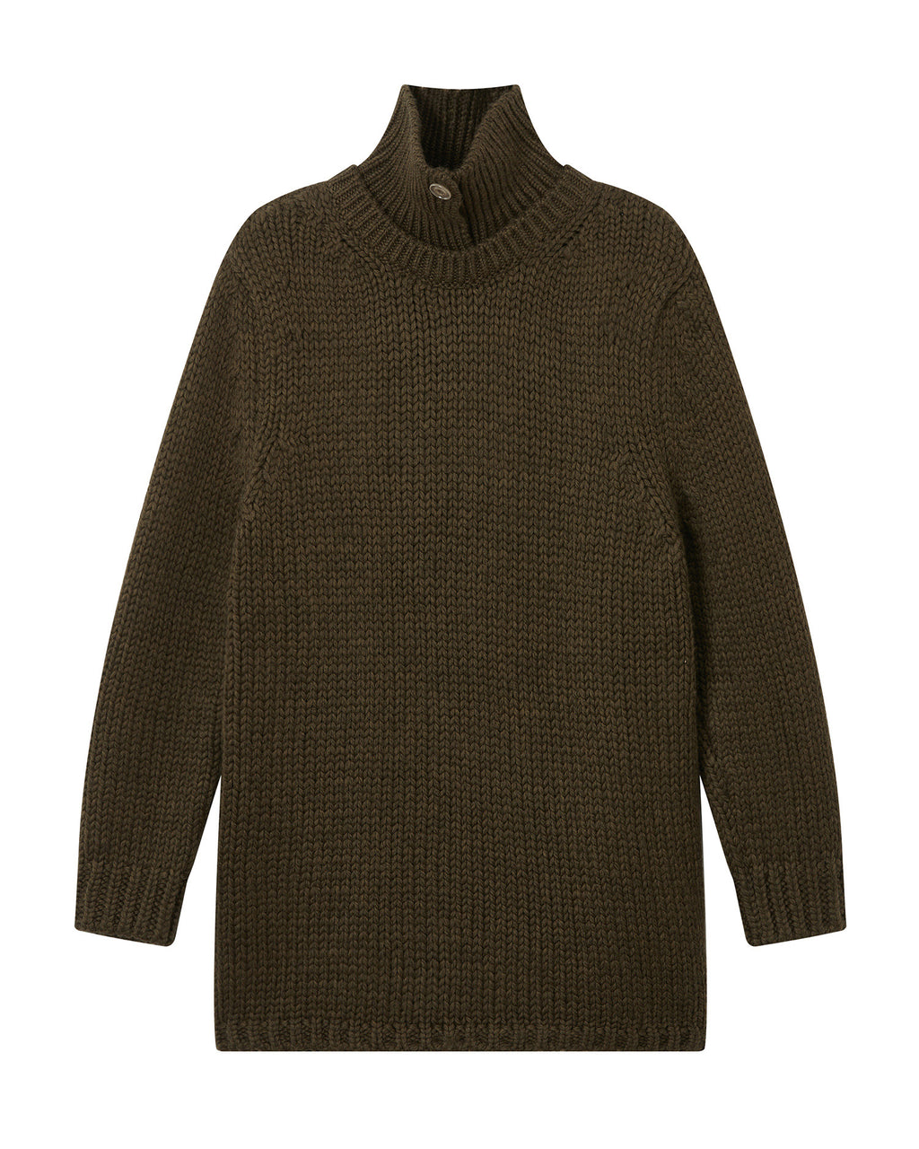 Collar knit sweater