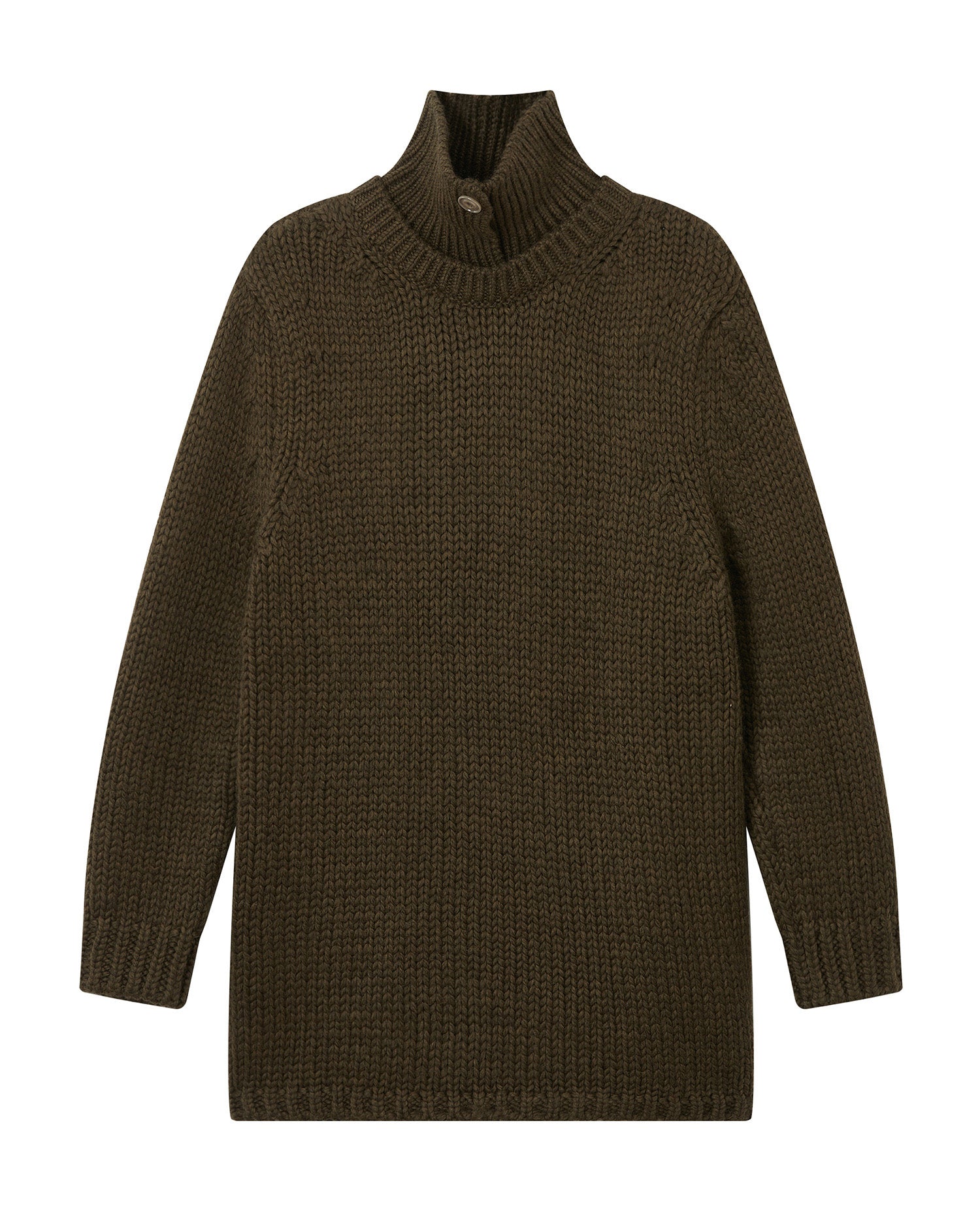 Collar knit sweater