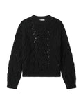 Cable knit jumper