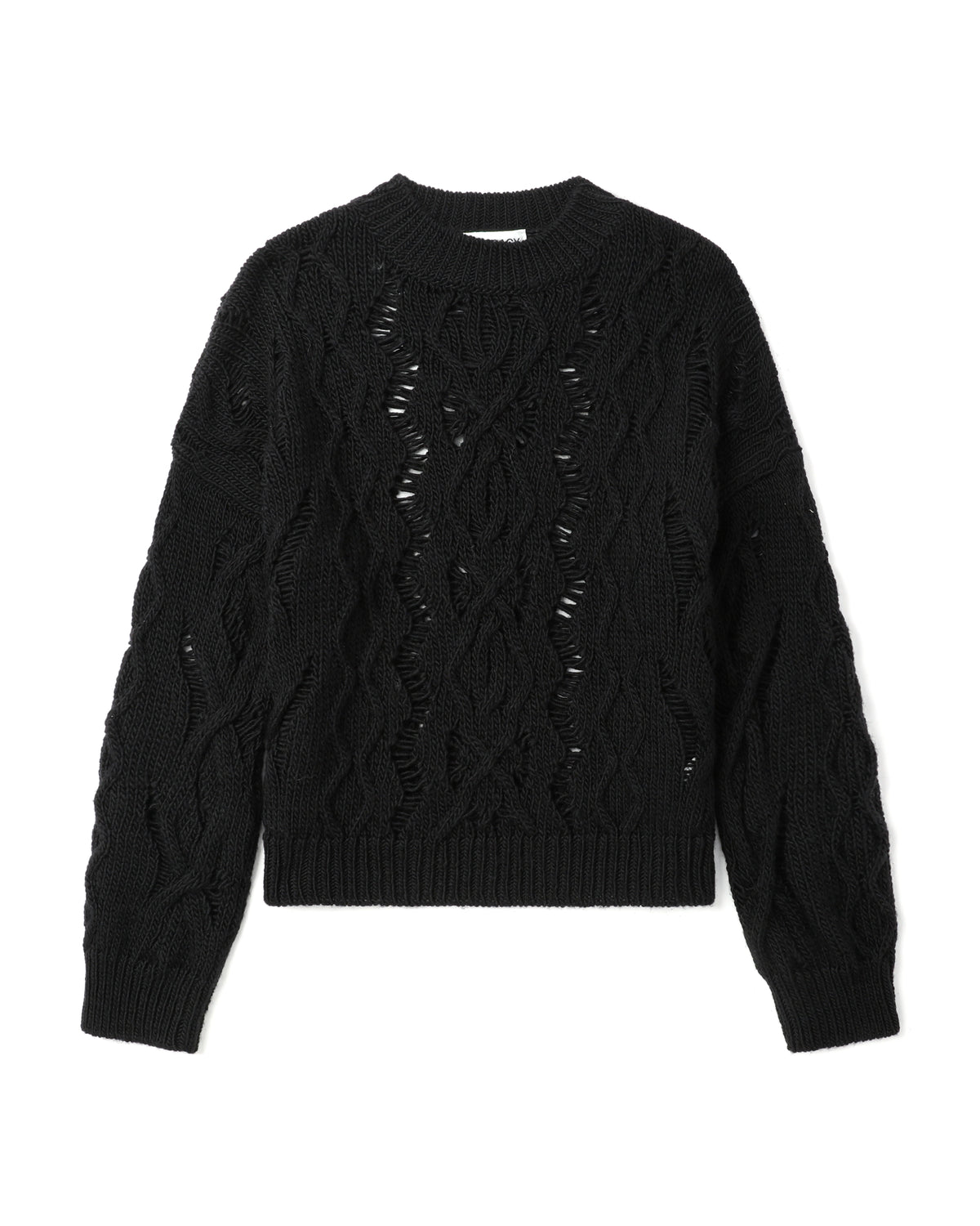 Cable knit jumper