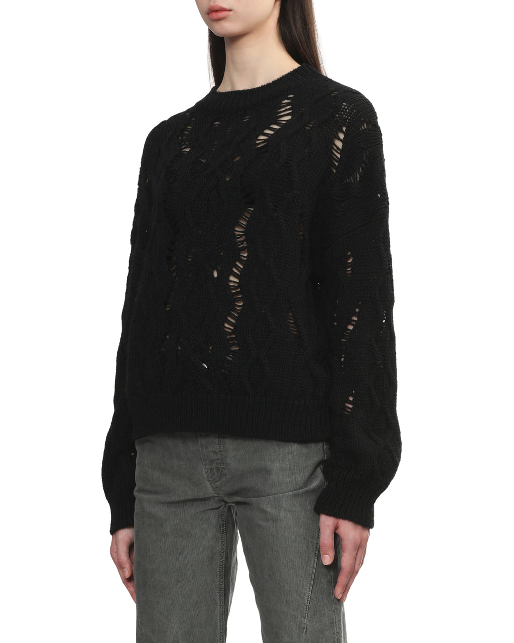 Cable knit jumper