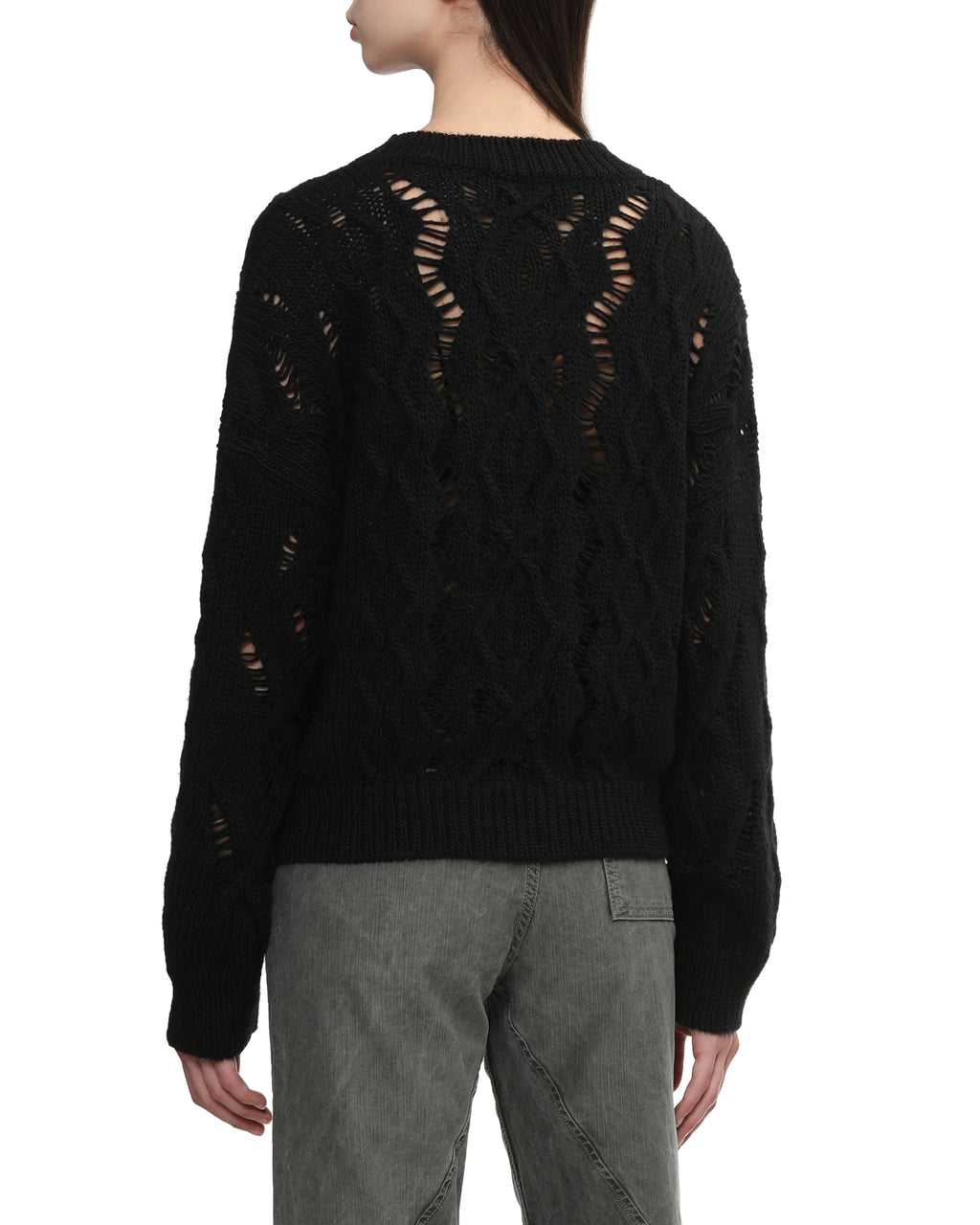 Cable knit jumper