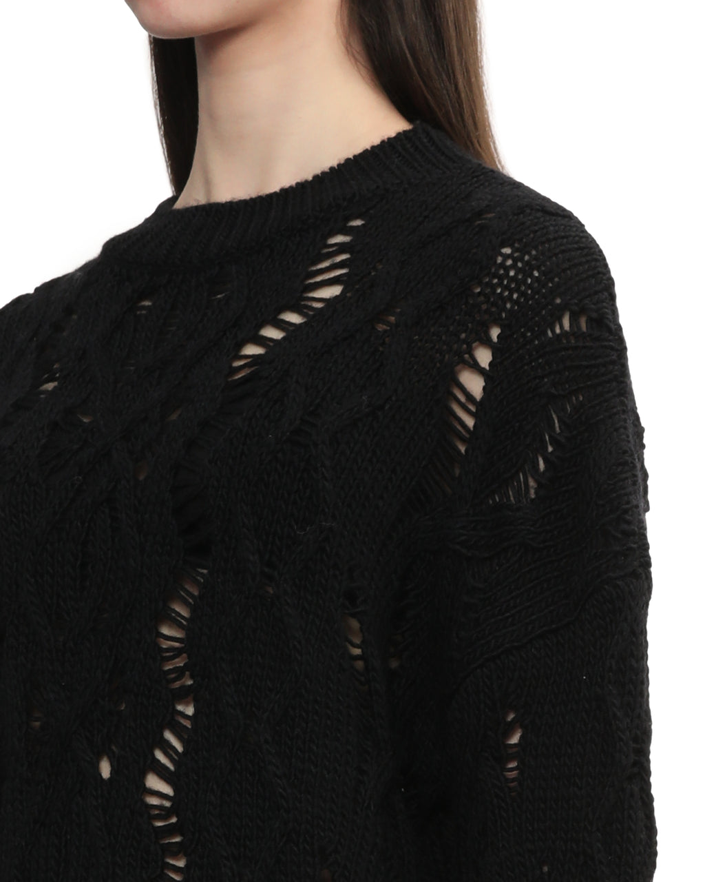 Cable knit jumper