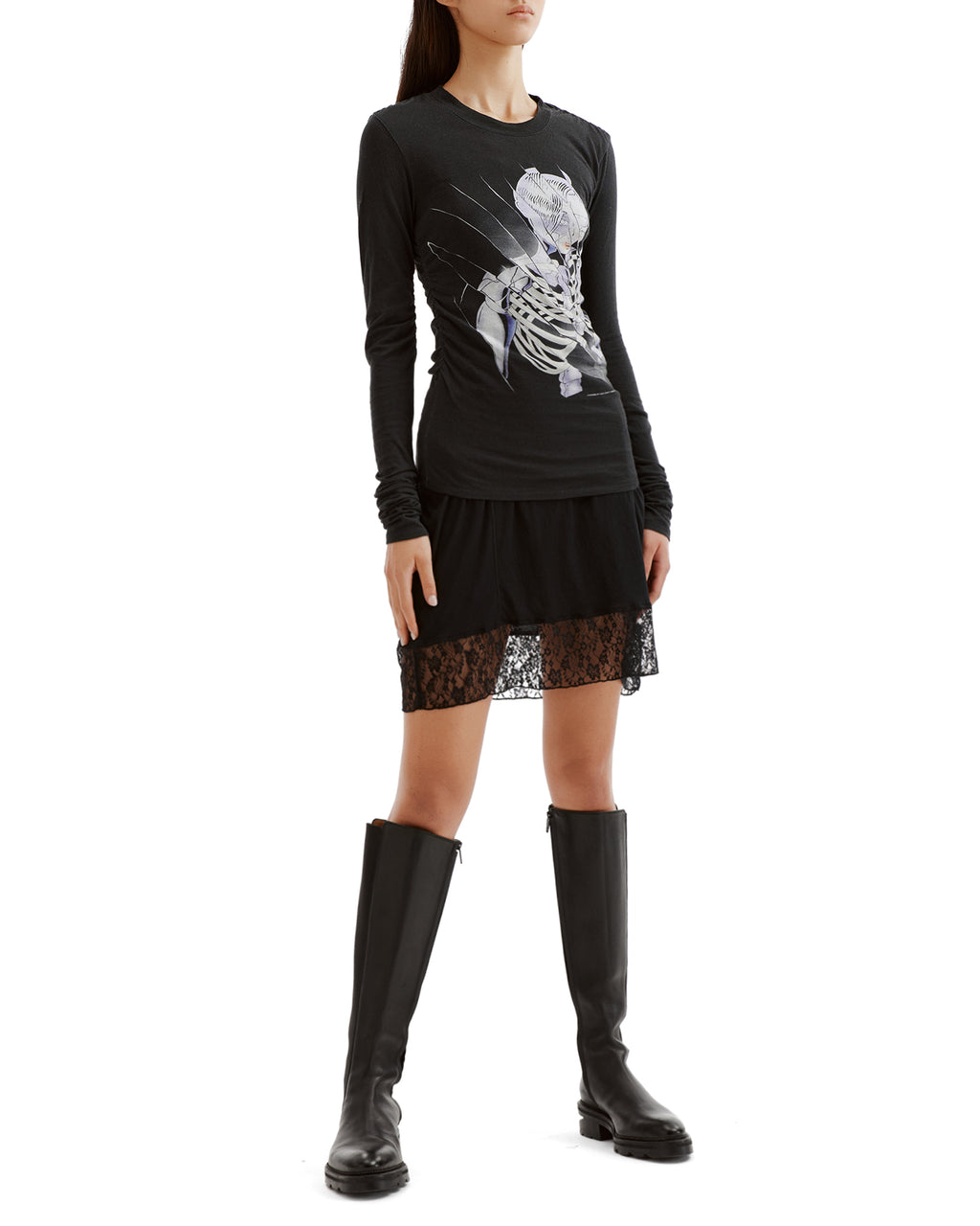 Strain slim long sleeve top