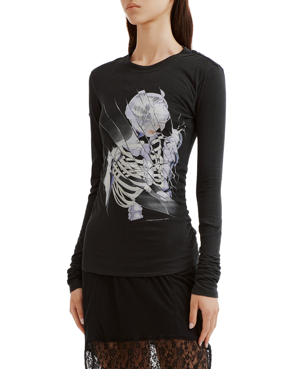 Strain slim long sleeve top