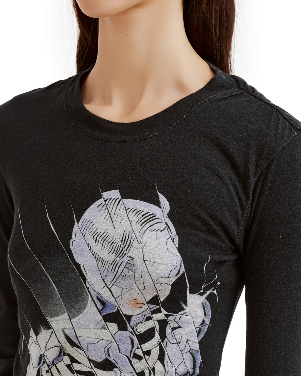 Strain slim long sleeve top