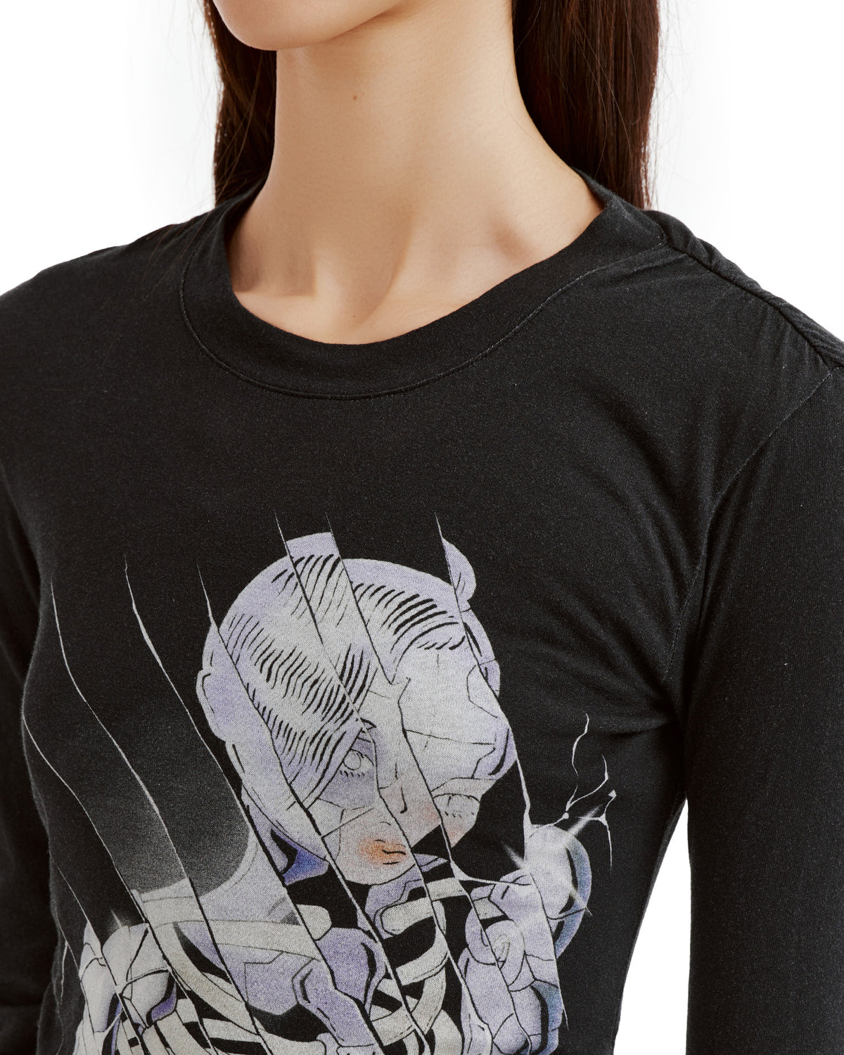 Strain slim long sleeve top