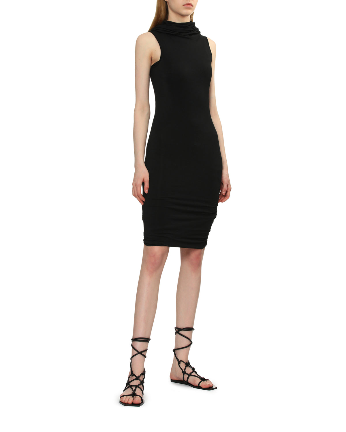 Cowl neck dress