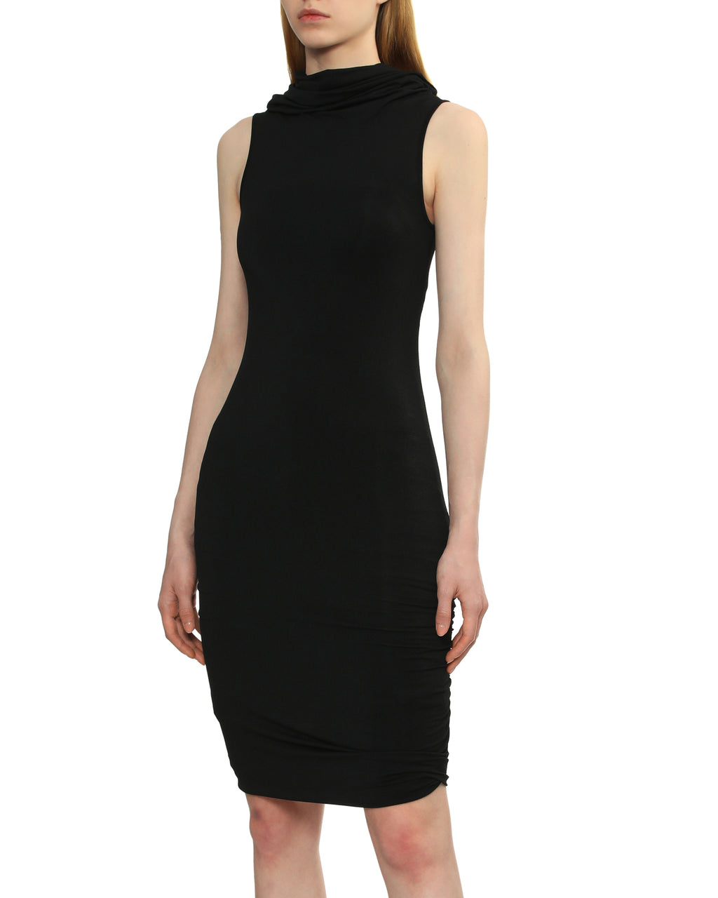 Cowl neck dress