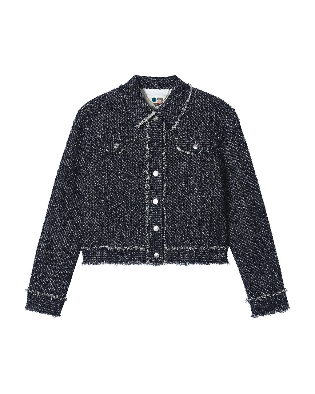 Tweed button down jacket