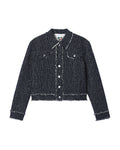 Tweed button down jacket
