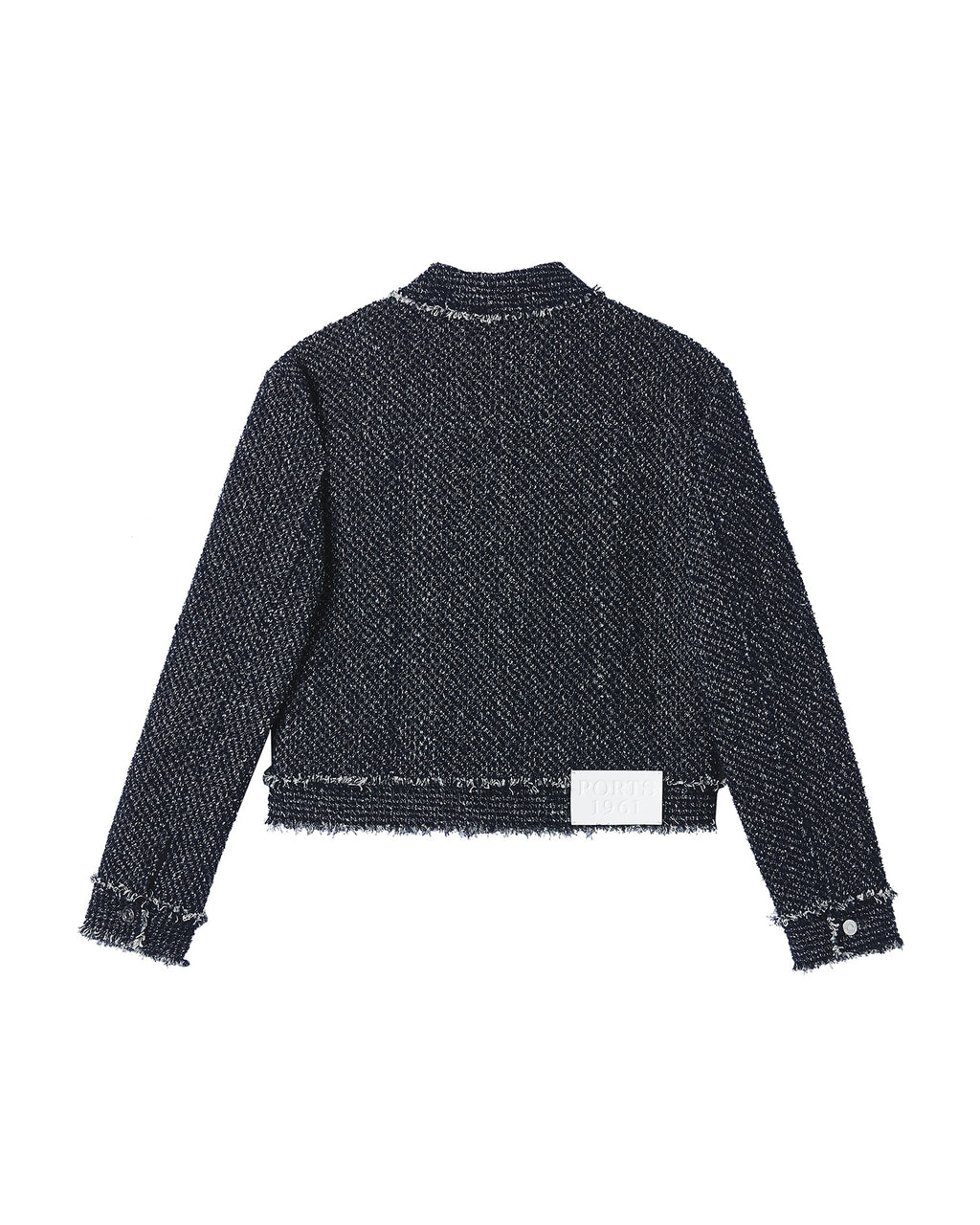 Tweed button down jacket