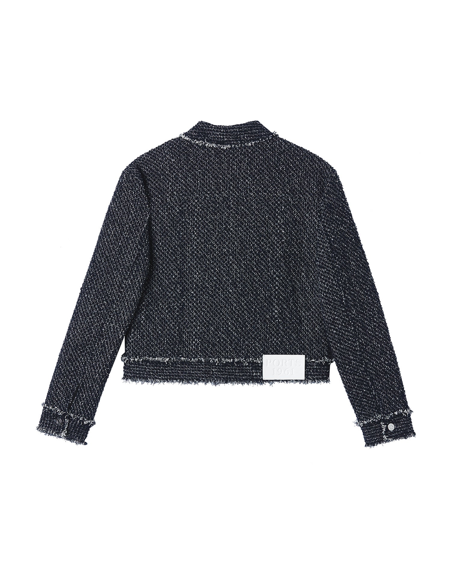 Tweed button down jacket