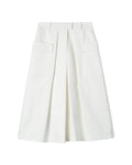 Pleated midi skirt