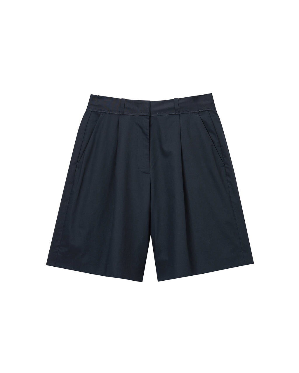 Pleated shorts