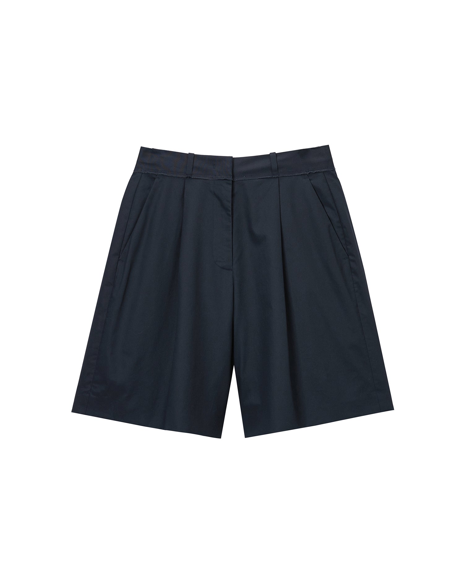 Pleated shorts