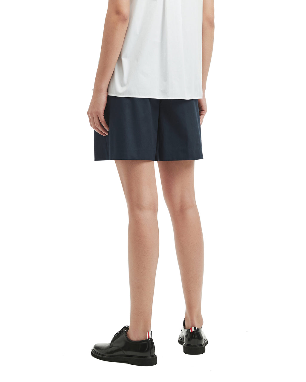 Pleated shorts