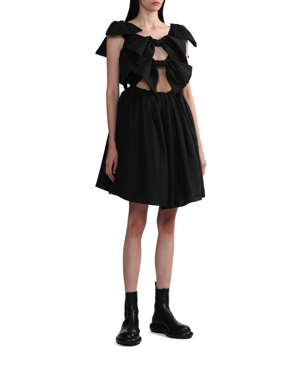 Ribbon mini dress