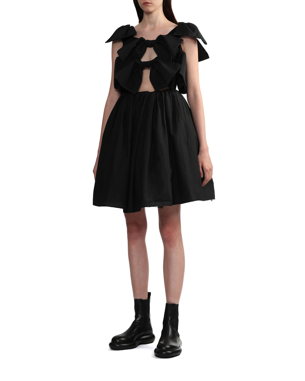 Ribbon mini dress