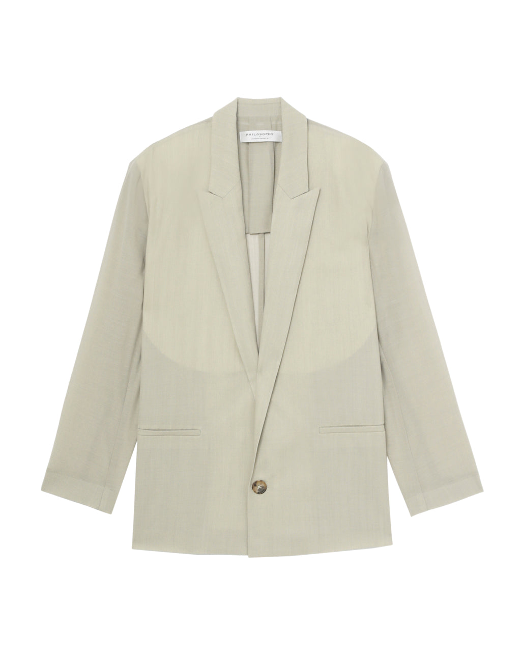 Relaxed fit blazer